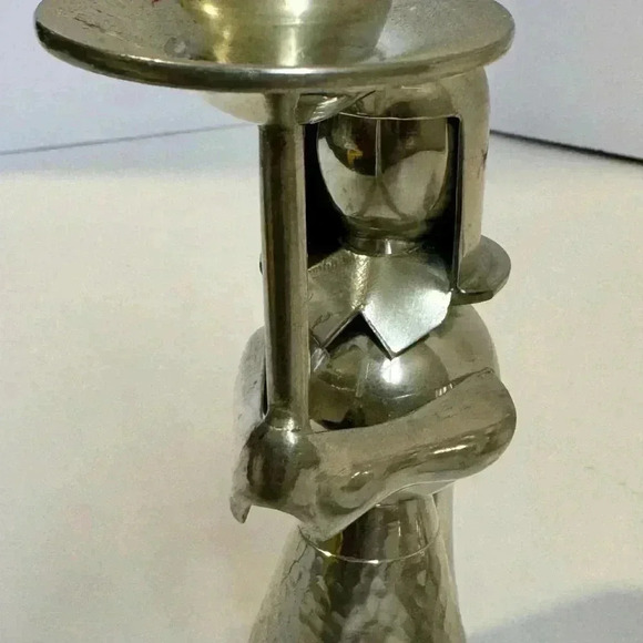 Vintage Silver Indonesian Angel Candle Holders. Set Of 2 - Picture 6 of 10